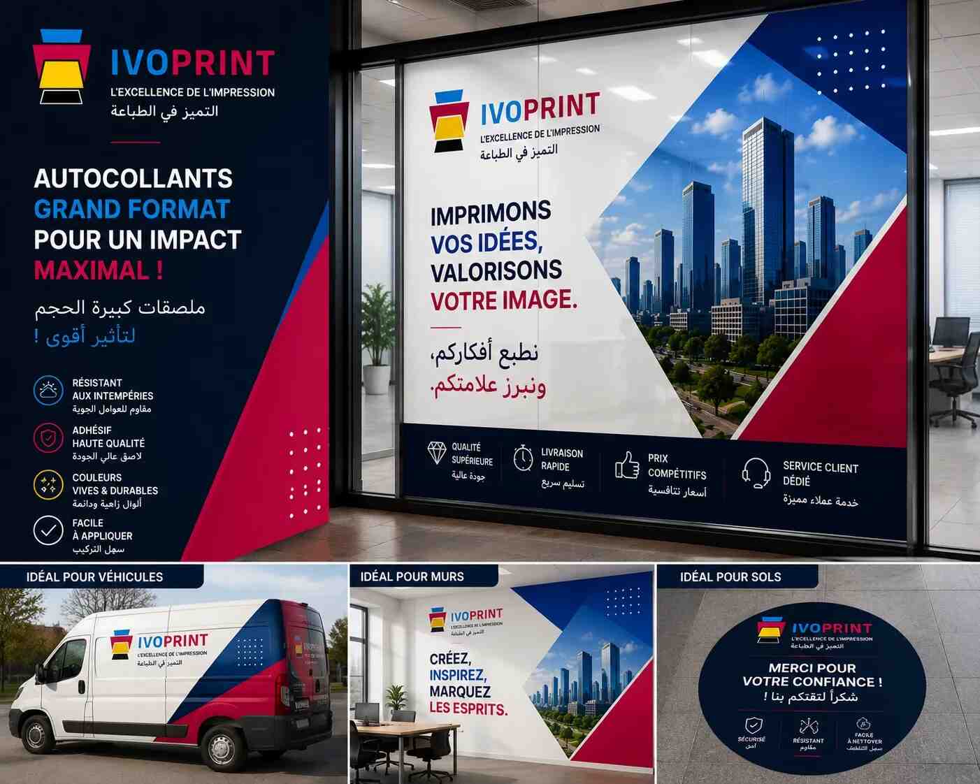 autocollant grand format