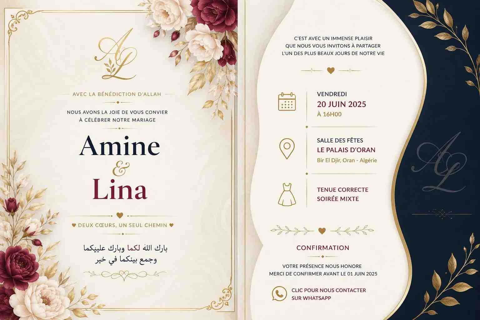 Invitation de mariage